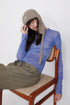 DRAW CODE MOHAIR KNIT CAP -BEIGE-